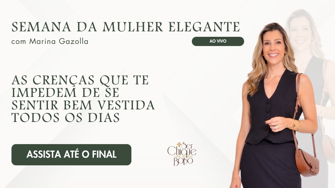 O que mais te impede de aprender como se vestir bem e se sentir segura todos os dias