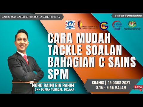 CARA MUDAH TACKLE SOALAN BAHAGIAN C SAINS SPM