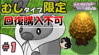 むしタイプ限定回復購入禁止縛り【ポケモンBDSP】
