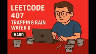 YouTube video 'LeetCode 407 | Trapping Rain Water II hard'