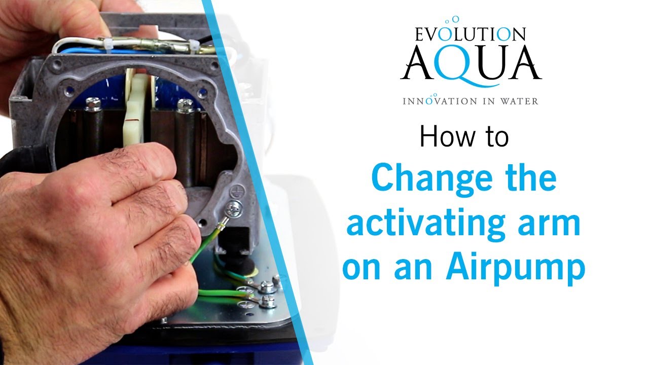 How to change the activating arm on an Airpump