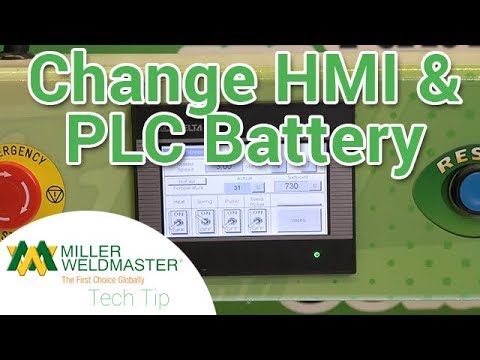 How to Change HMI & PLC Battery