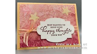 Minute to Make It: Happy Thoughts Seashell Card