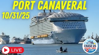 LIVE: Watching the Cruise Ships Leaving Port Canaveral LIVE! (Oct. 31, 2025)