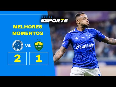 MELHORES MOMENTOS - CRUZEIRO 2 X 1 CUIABÁ | 8ª RODADA BRASILEIRÃO 2024 | 13/06