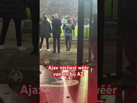 Ajax verliest wéér van AZ, onweer op sommige gezichten af te lezen 😡#ajax #soccer #football