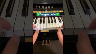 Do you know what the damper pedal is on the piano? #shorts