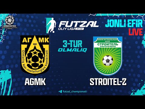 FUTZAL Oliy liga. 3-tur. AGMK -  Stroitel