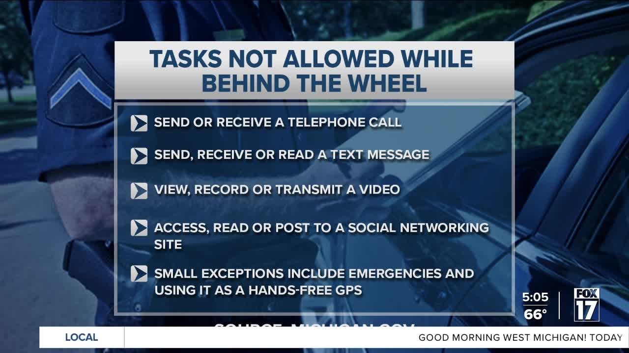 Michigan's New Distracted Driving Law