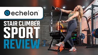 Echelon Stair Climber Sport Review: Very Compact, BUT...