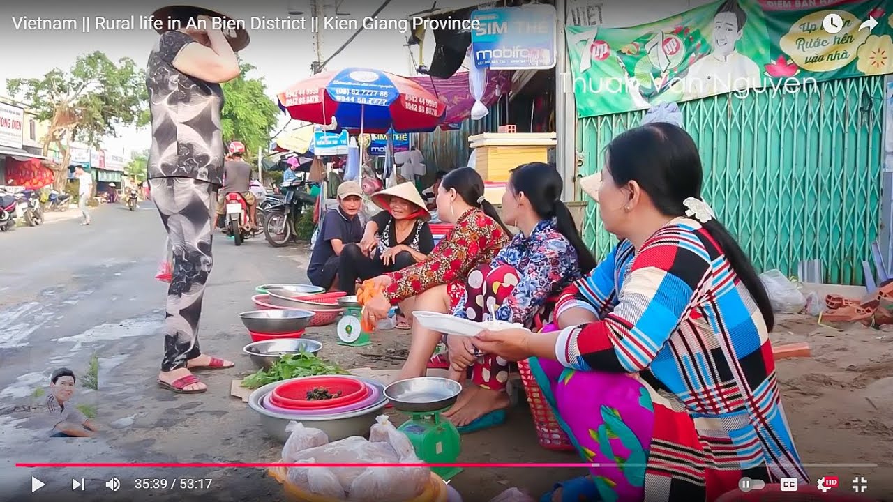 Vietnam || Rural life in An Bien District || Kien Giang Province