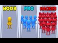 NOOB vs PRO vs HACKER Crowd City von K NOOB vs PRO vs HACKER Crowd City von K