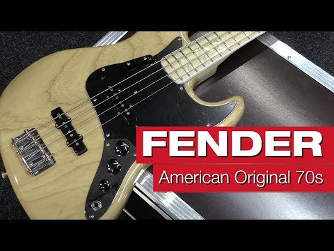 Fender American Original 70s Jazz Bass Natural w/ Binding and Block Inlay w/ Case image 15