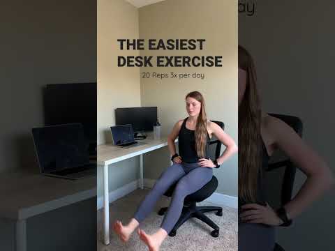 Desk Exercises #deskworkout #chairworkout #workfromhome #workoutideas #officeworkout #homeworkouts