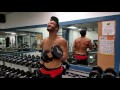 Warming up with weight - full back and bis workout