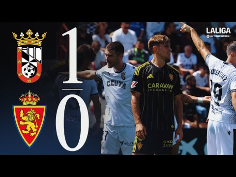 RESUMEN | AD Ceuta 1-0 Real Zaragoza | LaLiga Hypermotion