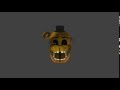 BLENDER Golden Freddy Jumpscare WARNING LOUD