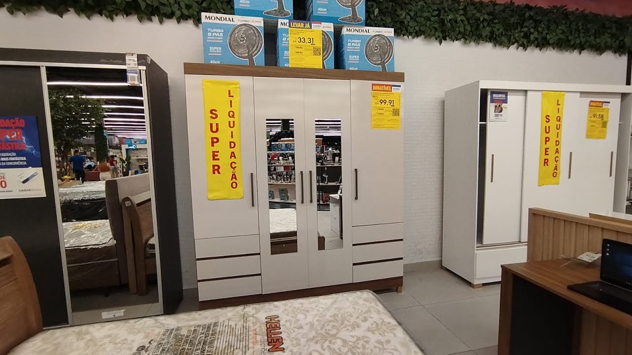 Guarda-Roupas em Promoção na Casas Bahia, Bartira e Demóbile.