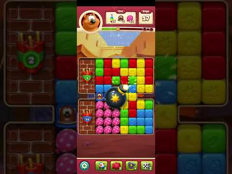 Toon blast Level 1744 no booster 3 stars