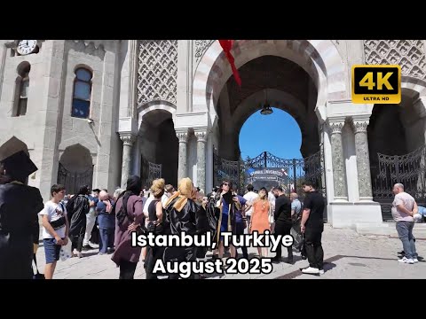 Walking Around Istanbul University | Walking Tour in Turkey 2025
