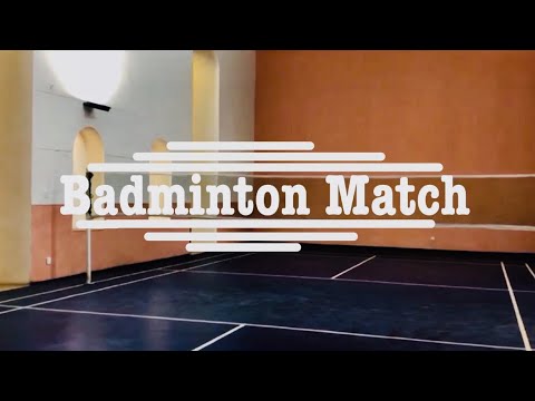 badminton in INTERNATIONAL court!!!!! (**CLICK BAIT)