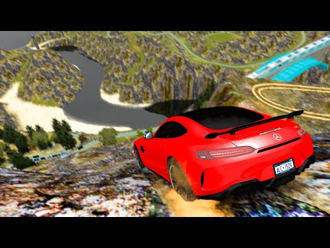 GTA 4 Cliff Drops & Crashes (Real Cars Mods) ep.7