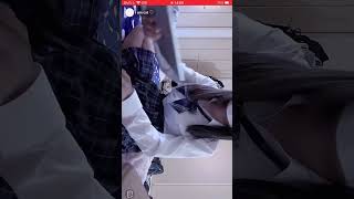 【tik tok】ムチムチ　JK  モロ見え