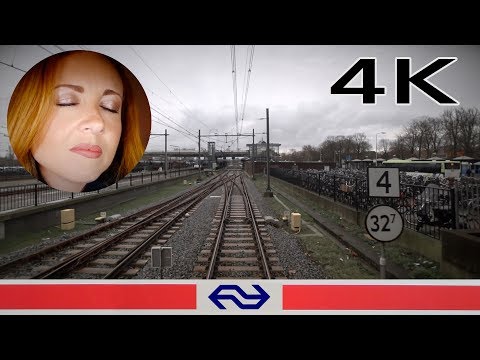 ✨ASMR✨Humming girl on a train 4K CABVIEW HOLLAND [ASMR] Amsterdam Sloterdijk - Hoorn VIRM 15mrt 2019