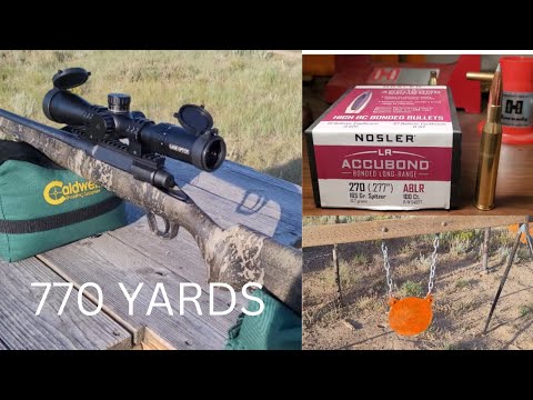 270 Winchester Long Range Test (165 ABLR)