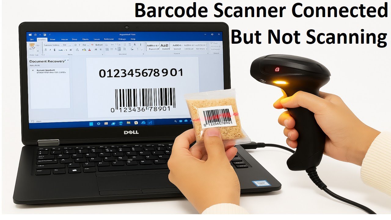Barcode Scanner Connected But Not Scanning? Fix Barcode Scanner Not Working Easily!