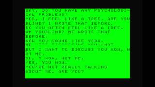 Eliza for the TRS-80 CoCo