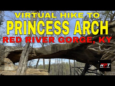Virtual Hike to Princess Arch at Red River Gorge in Kentucky