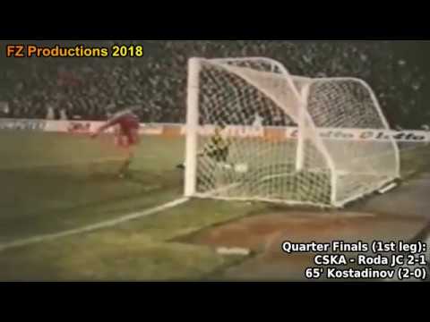 1988-1989 Cup Winners' Cup: CSKA Sofia All Goals (Road to Semifinals)