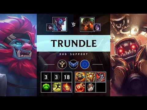 Trundle Support vs Nautilus - EUW Diamond Patch 25.14