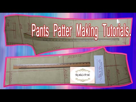 #How to Make Men's Dress Pant Pattern !! Trouser Pattern Making !! How to Pant Pattern Cutting