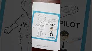 👩‍🏫🖍️ Day 48 – Profession Coloring Sheets #LaadanKids  #FreePrintables #100DayChallenge