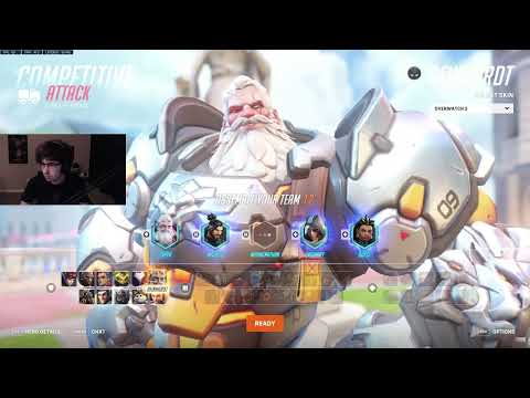 SUPER REINHARDT GOD OVERWATCH 2 SEASON 6 TOP 500 GAMEPLAY