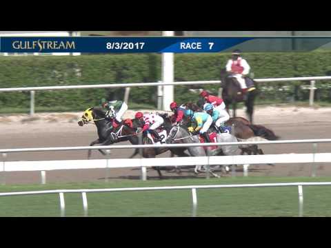 Gulfstream Park Carrera 7 - 3 de Agosto 2017
