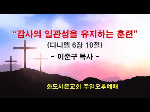 (감사훈련학교 5) 감사의 일관성을 유지하는 훈련 (영상)