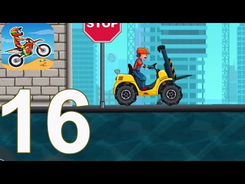 MOTO X3M Bike Racing Game - Gameplay Walkthrough Part 16 - Construction Yard 3 Stars(iOS, Android) - YouTube
