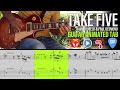 Dave Brubeck Take Five Tab Tutorial Guitar Lesson How To Play