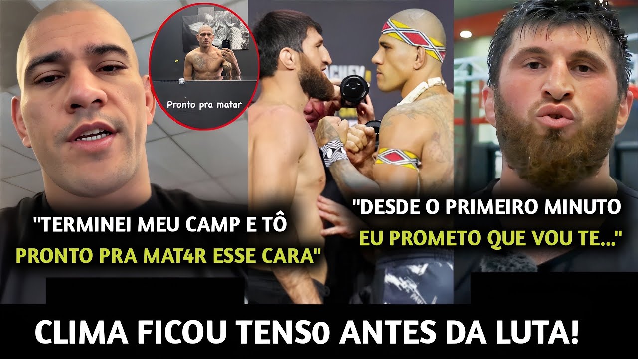 AMEAÇ0U🚨Alex Poatan APARECE ASSUSTAD0R e MANDA RECADO ANTES DA LUTA| Ankalaev NÃO GOSTOU E RESPONDEU