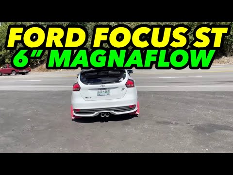 Ford Focus ST TURBO EXHAUST w/ 6 INCH MAGNAFLOW!
