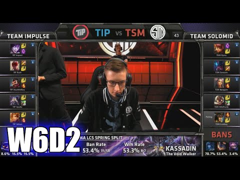 Team Impulse vs TSM (Team Solomid) | S5 NA LCS Spring 2015 Week 6 Day 2 | TIP vs TSM W6D2G3 60 FPS