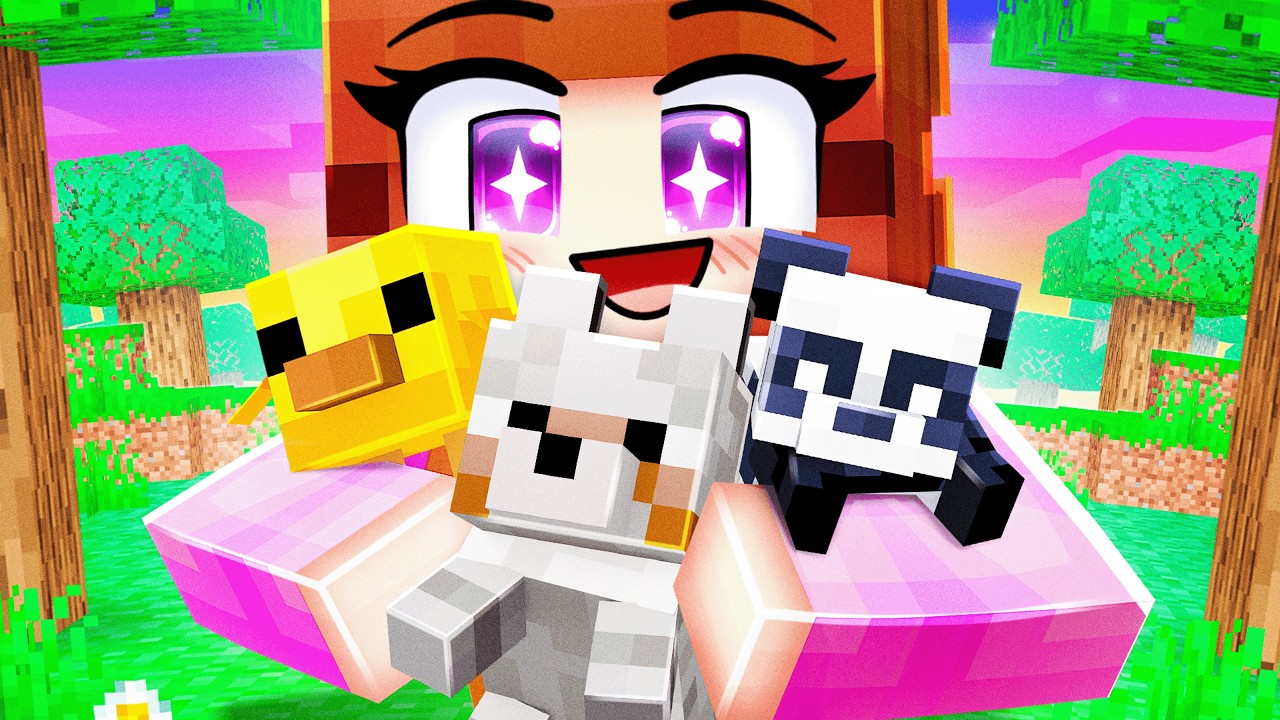 Playing As The TINY TAKEOVER MOBS in Minecraft!