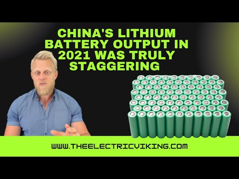 <h1 class=title>China's lithium battery output in 2021 was truly STAGGERING</h1>