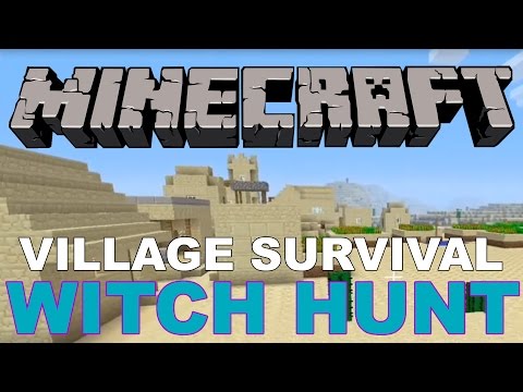 EPIC Minecraft PS4 Village Survival Mode - Witch Hunt