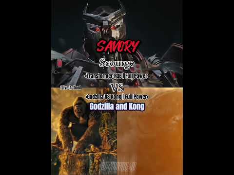 Scourge VS Godzilla and Kong  ||#vs