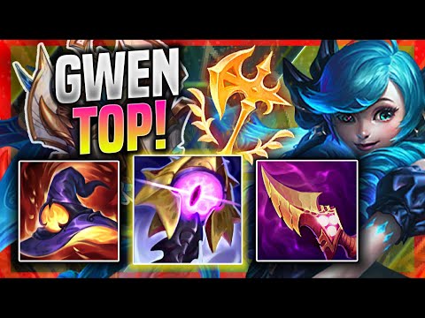 MASTER IS SO CLEAN WITH NEW CHAMPION GWEN! - Master Plays Gwen TOP vs Sion! | Season 11