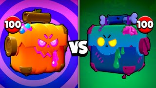 100 ZUCCA BOX vs 100 DEAD BOX (Brawl-O-Ween 2024 vs 2025)